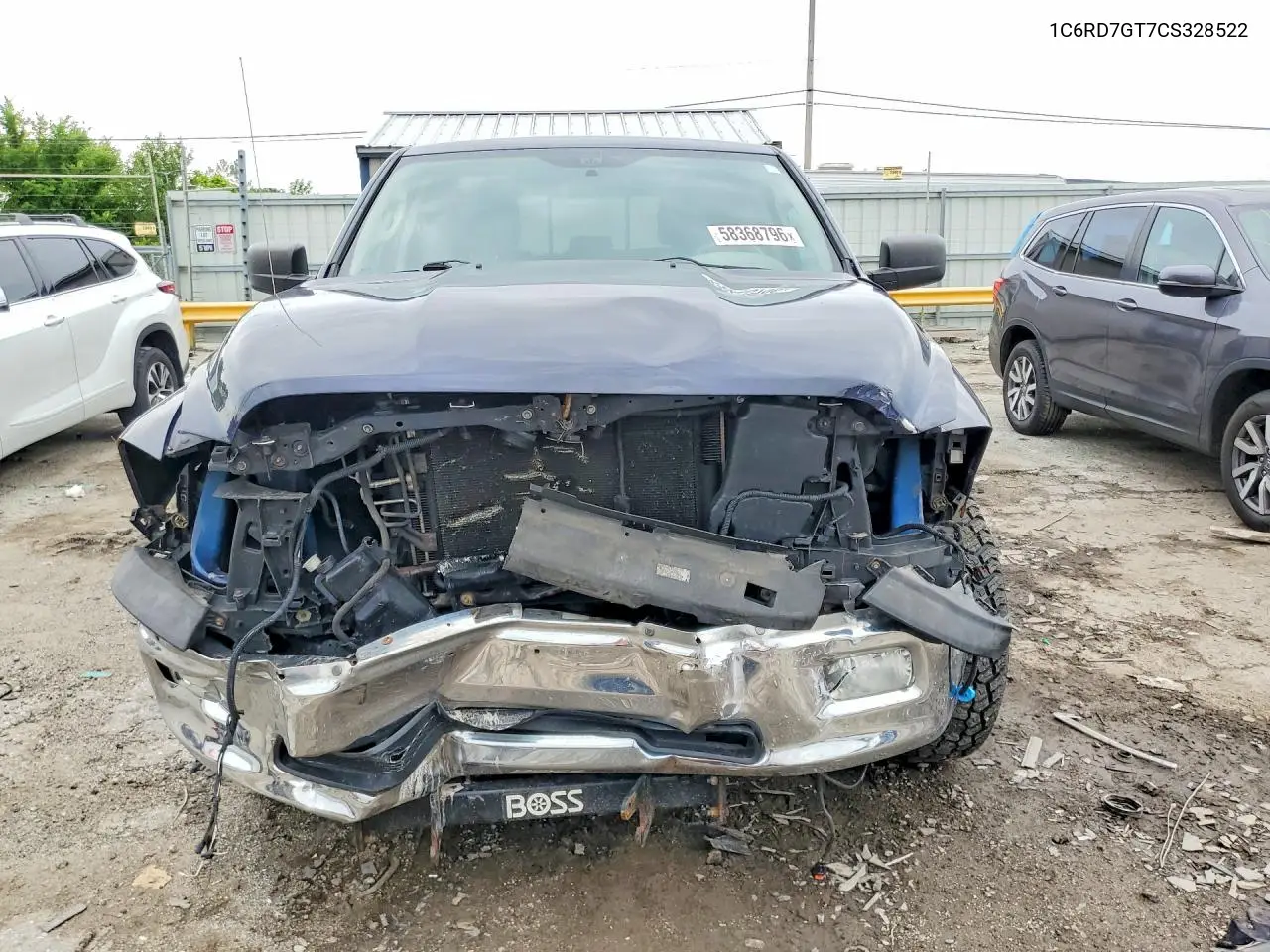 2012 Dodge Ram 1500 Slt VIN: 1C6RD7GT7CS328522 Lot: 58368796