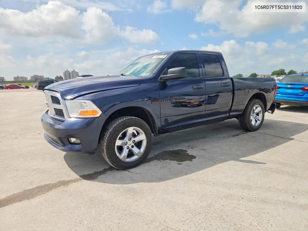 2012 Dodge Ram 1500 St VIN: 1C6RD7FT5CS311820 Lot: 58603776
