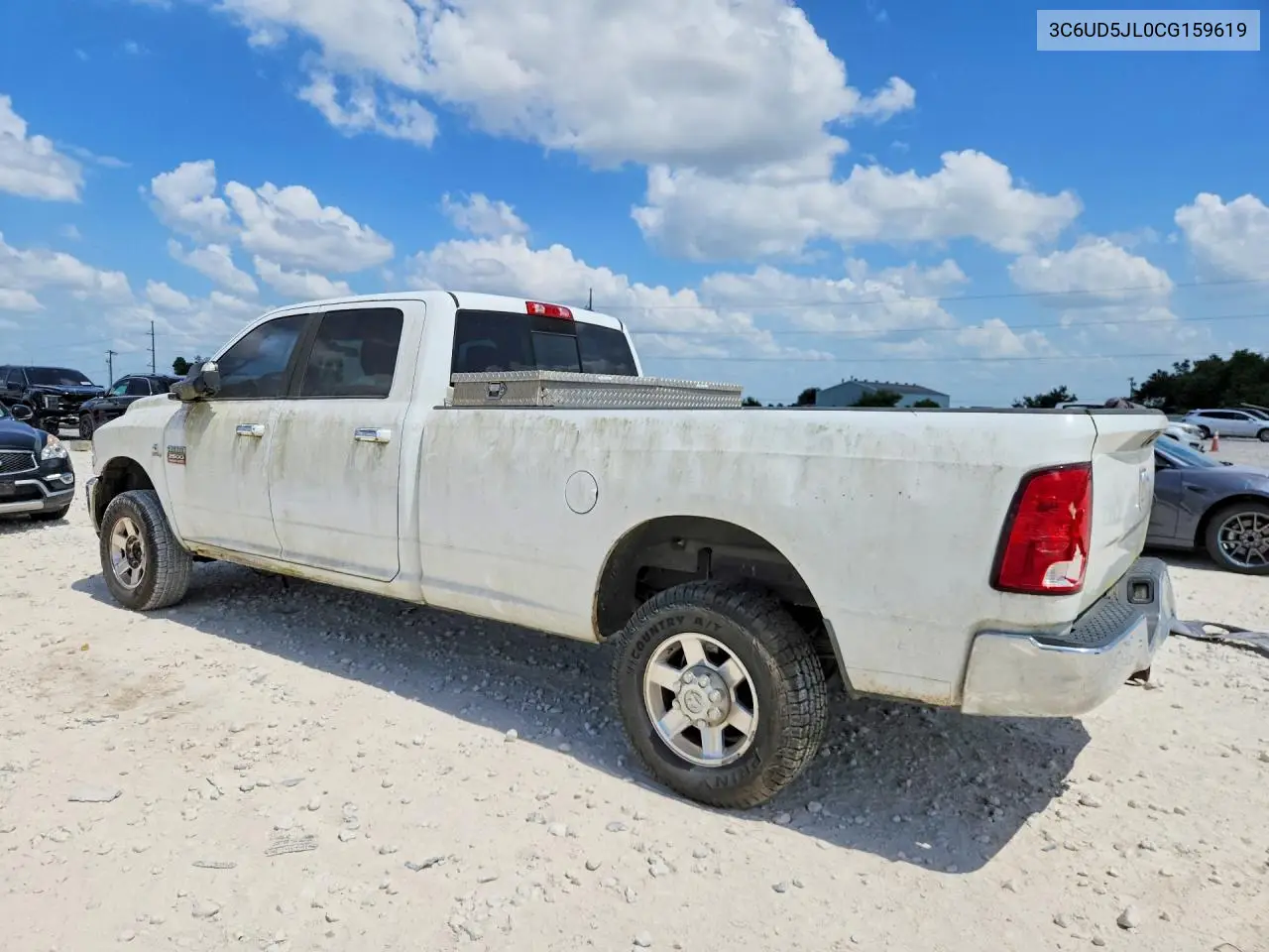 2012 Dodge Ram 2500 Slt VIN: 3C6UD5JL0CG159619 Lot: 59728576