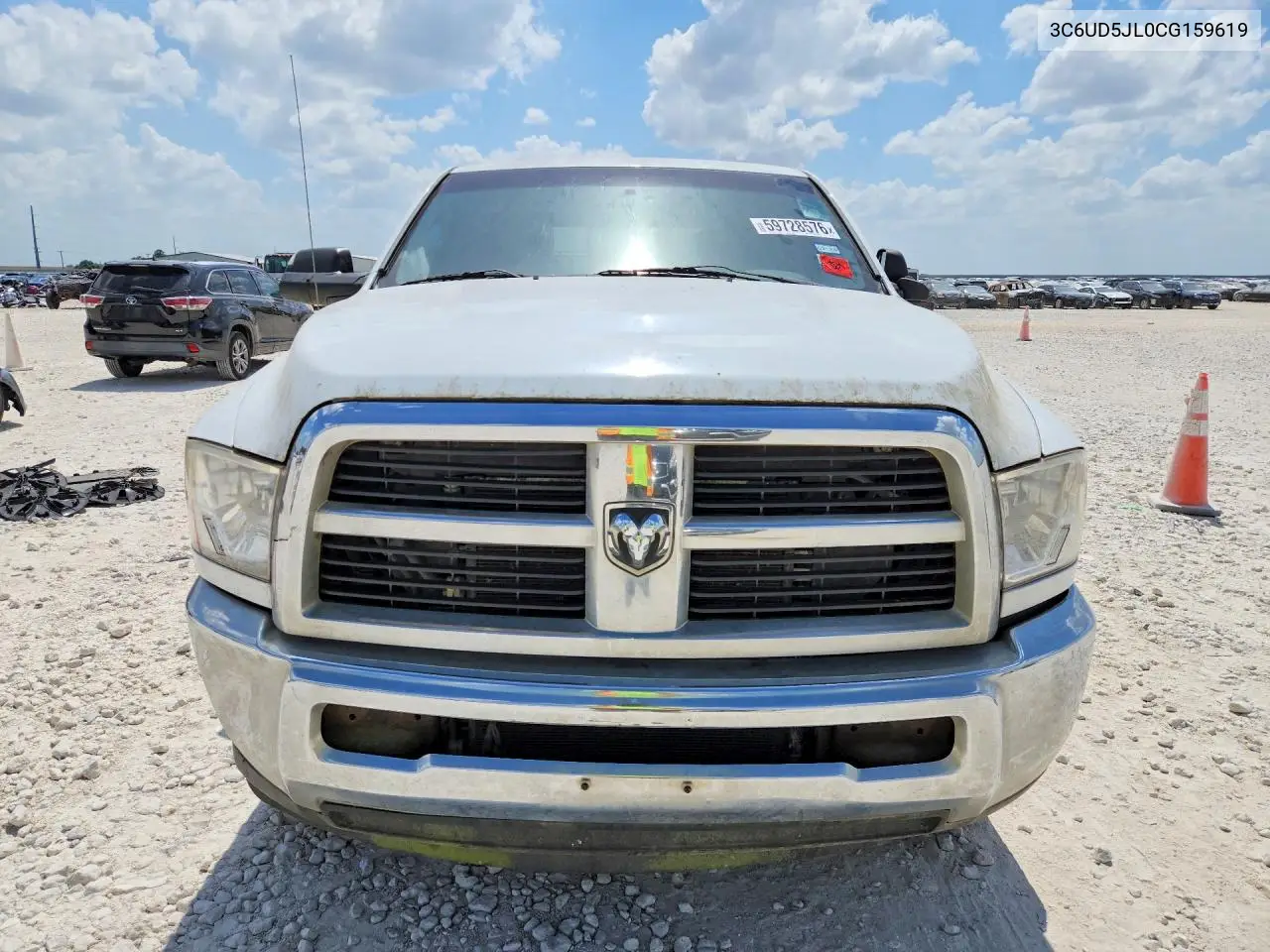2012 Dodge Ram 2500 Slt VIN: 3C6UD5JL0CG159619 Lot: 59728576