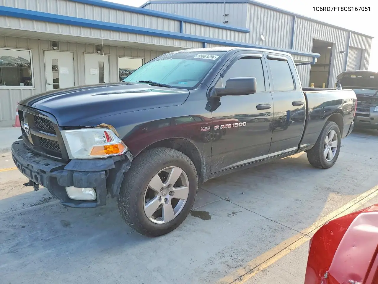 2012 Dodge Ram 1500 St VIN: 1C6RD7FT8CS167051 Lot: 59801086
