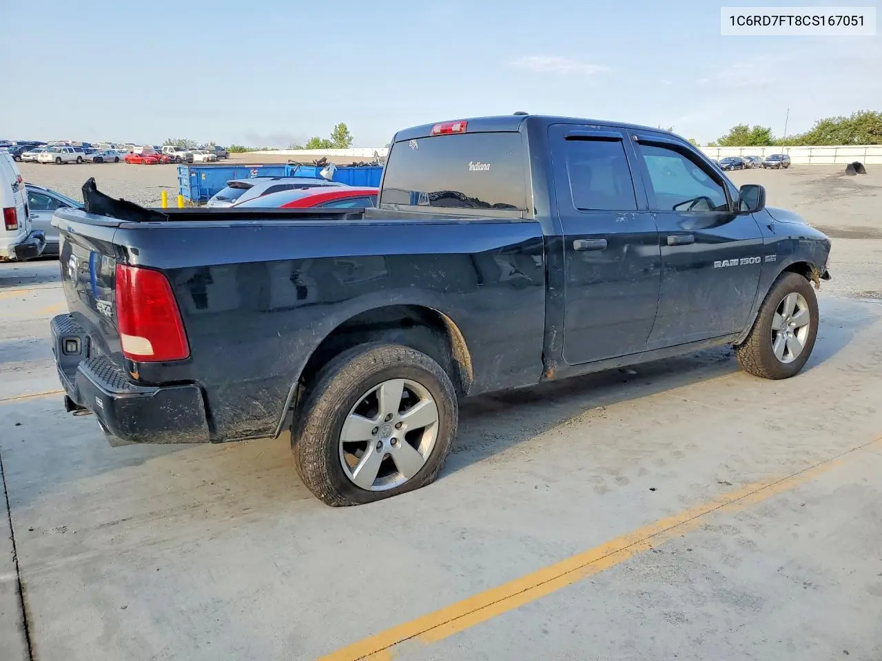 2012 Dodge Ram 1500 St VIN: 1C6RD7FT8CS167051 Lot: 59801086