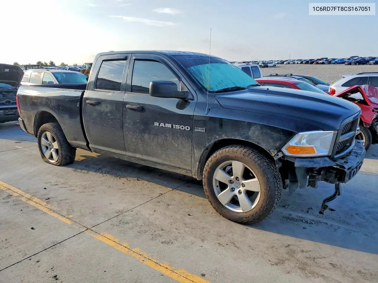 2012 Dodge Ram 1500 St VIN: 1C6RD7FT8CS167051 Lot: 59801086