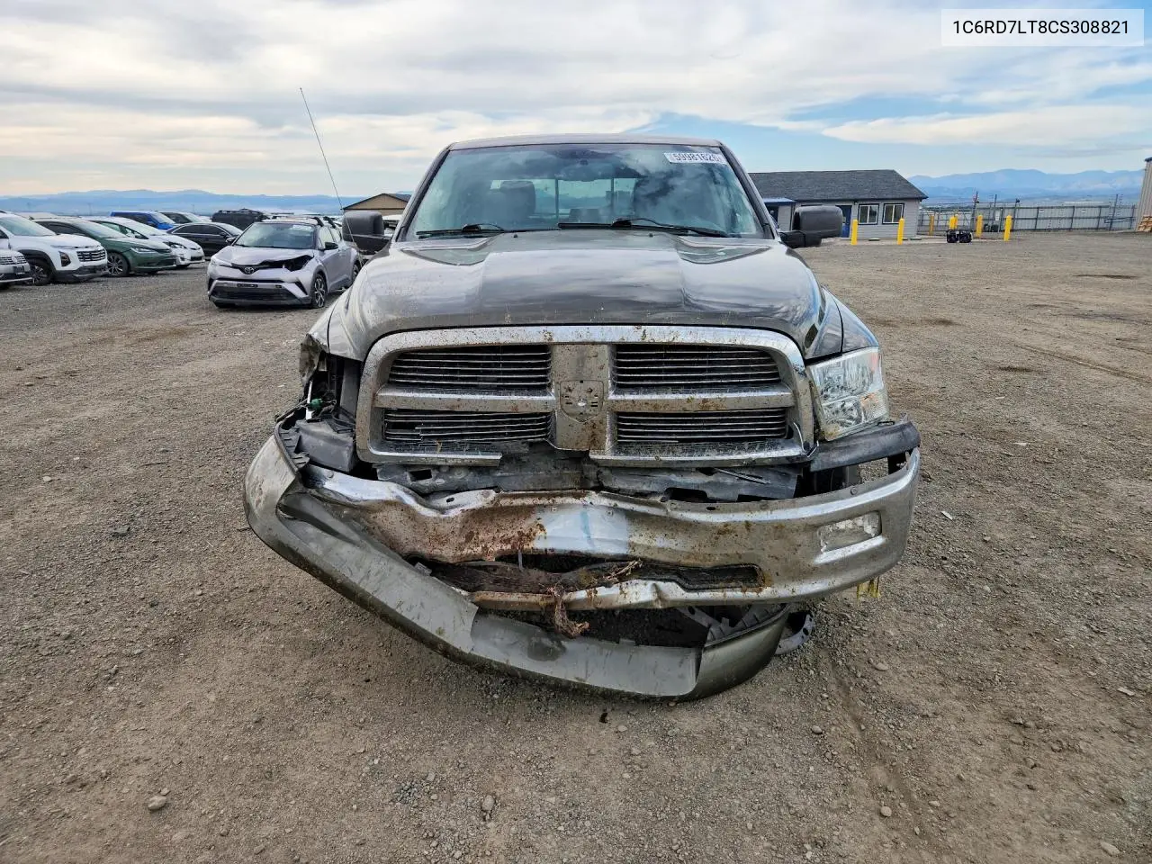 1C6RD7LT8CS308821 2012 Dodge Ram 1500 Slt