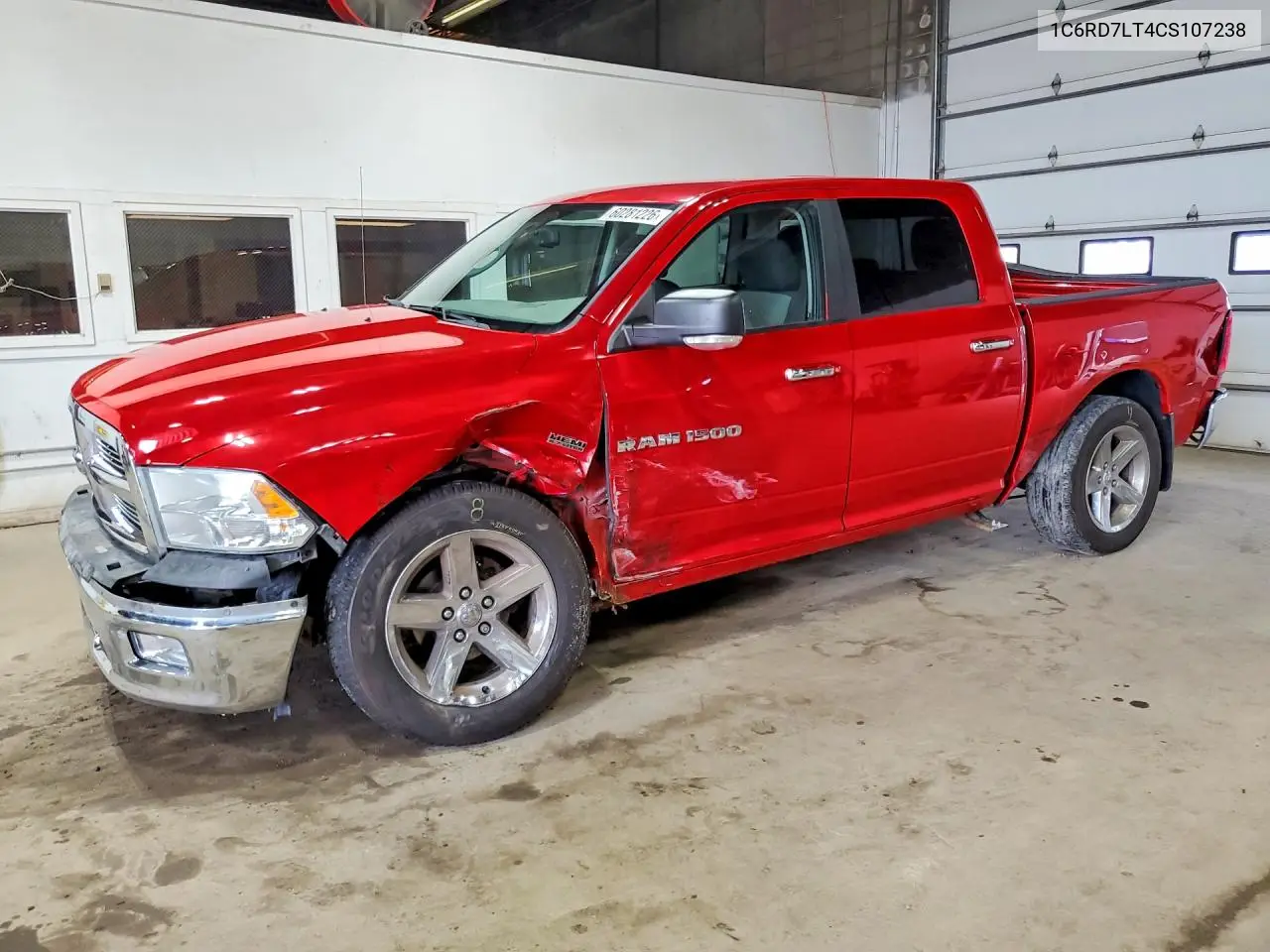 1C6RD7LT4CS107238 2012 Dodge Ram 1500 Slt