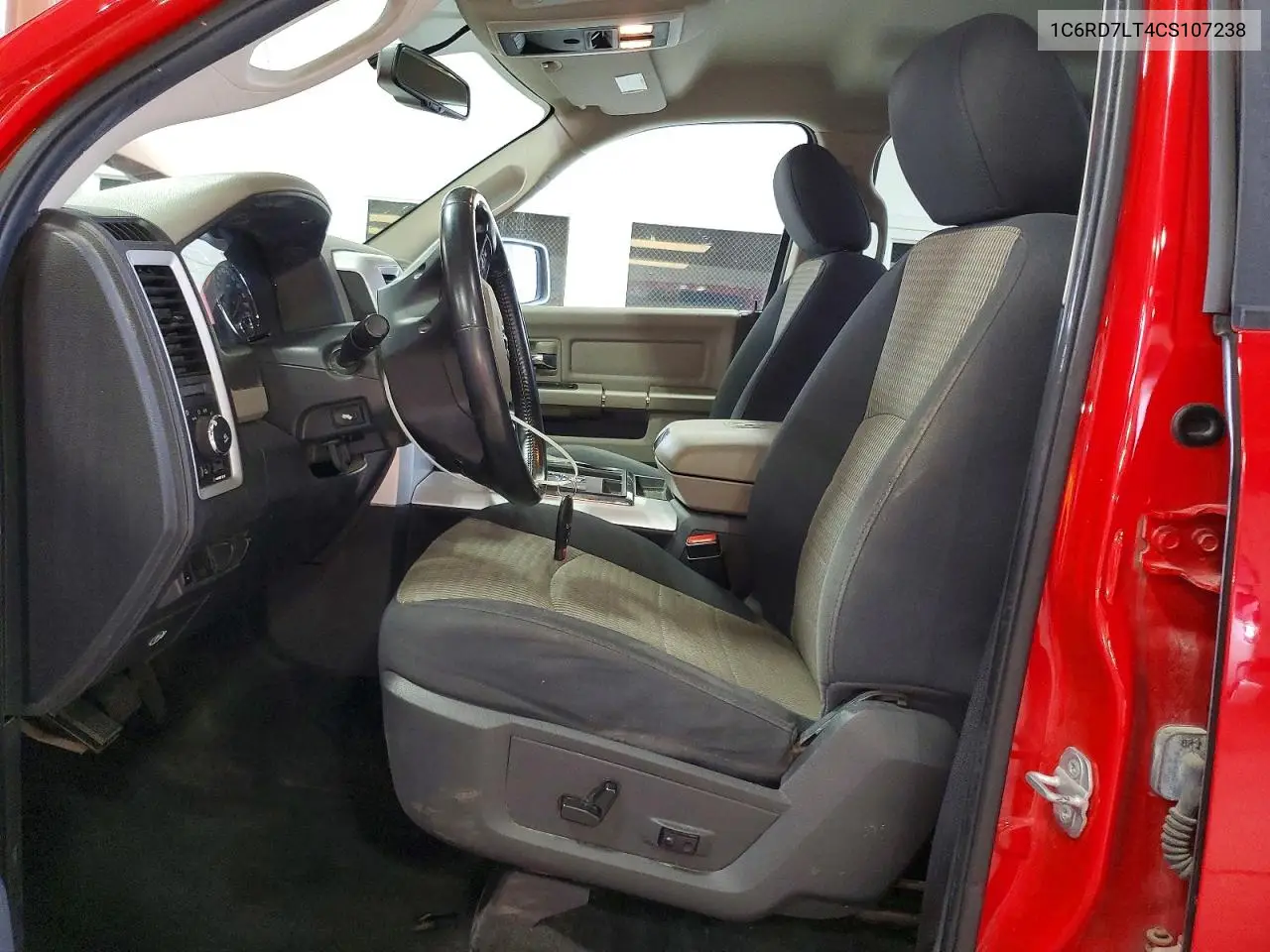 1C6RD7LT4CS107238 2012 Dodge Ram 1500 Slt