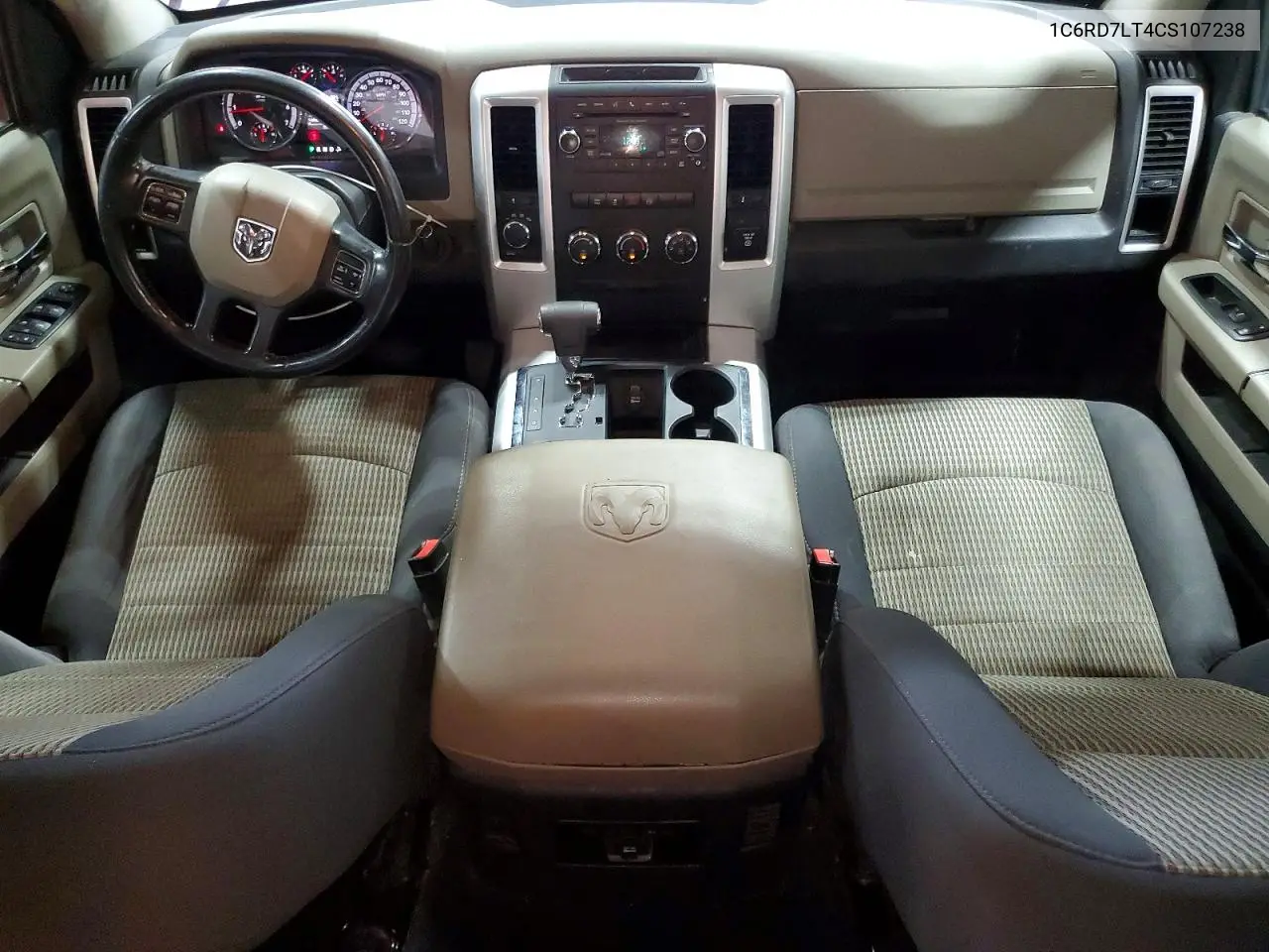 1C6RD7LT4CS107238 2012 Dodge Ram 1500 Slt