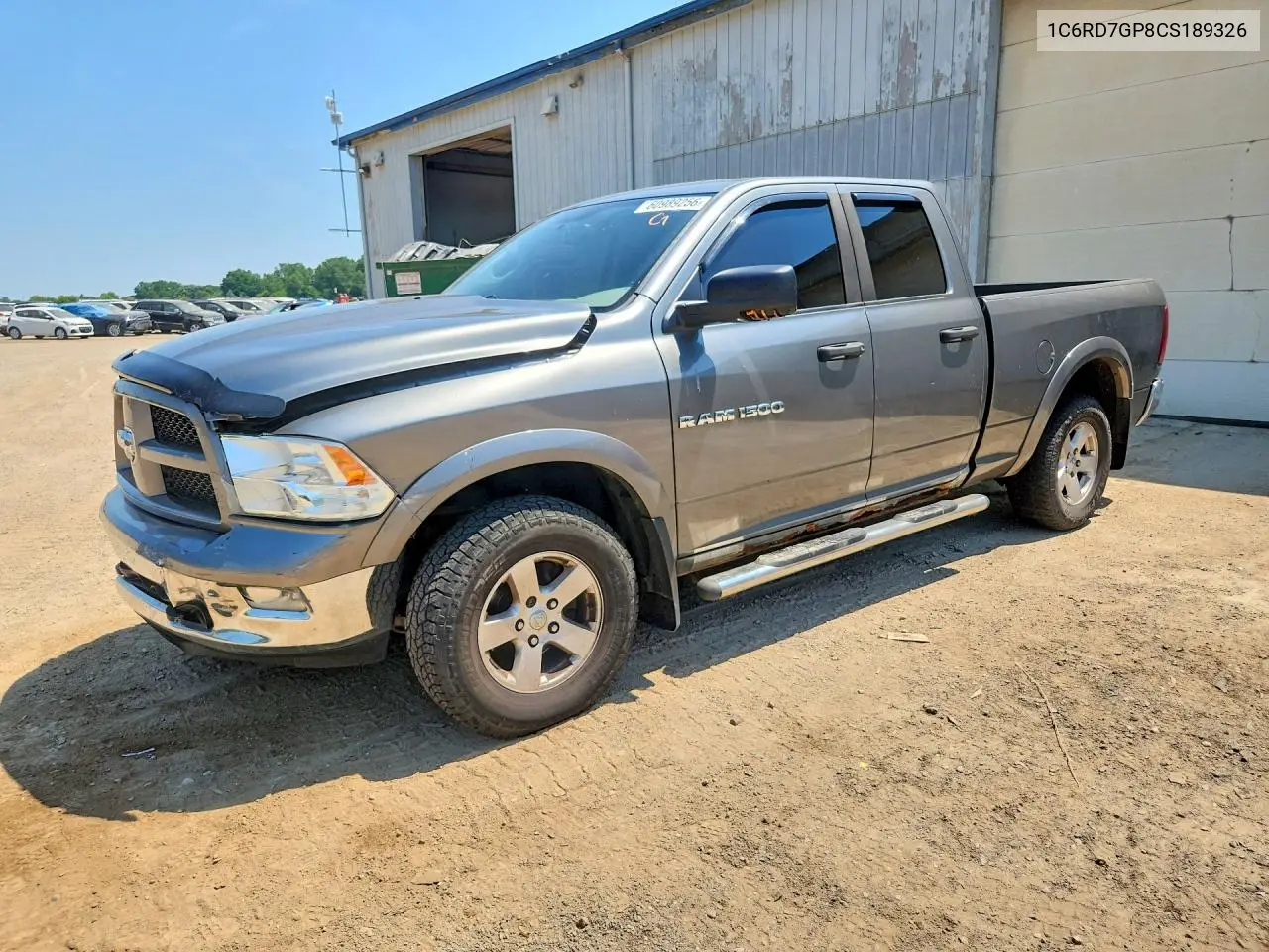 2012 Dodge Ram 1500 Slt VIN: 1C6RD7GP8CS189326 Lot: 60989256
