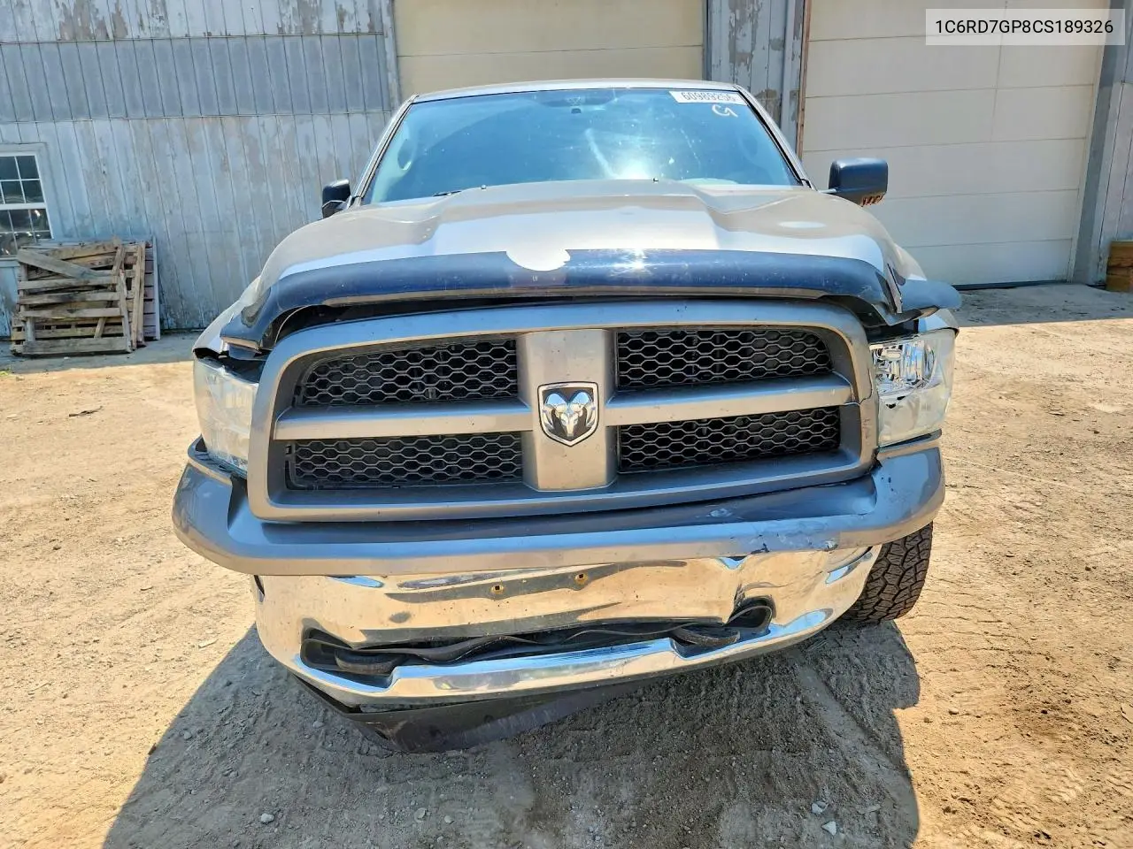 2012 Dodge Ram 1500 Slt VIN: 1C6RD7GP8CS189326 Lot: 60989256