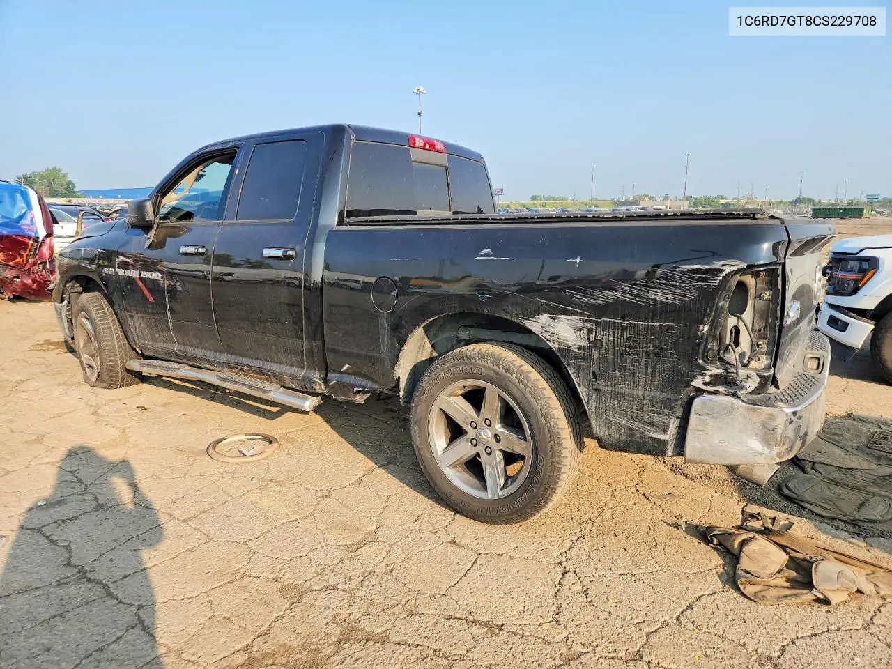 2012 Dodge Ram 1500 Slt VIN: 1C6RD7GT8CS229708 Lot: 61122456