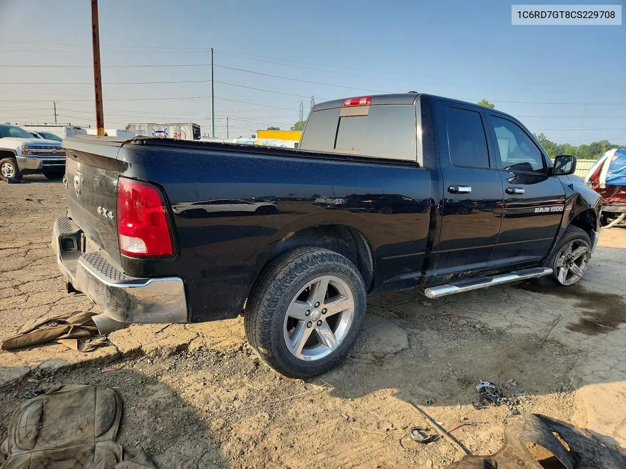 2012 Dodge Ram 1500 Slt VIN: 1C6RD7GT8CS229708 Lot: 61122456