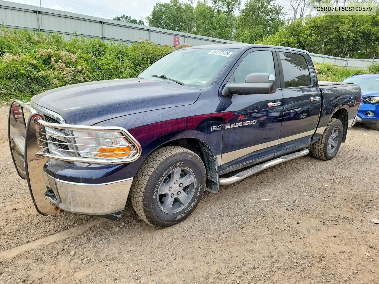 2012 Dodge Ram 1500 Slt VIN: 1C6RD7LT5CS190579 Lot: 61147936