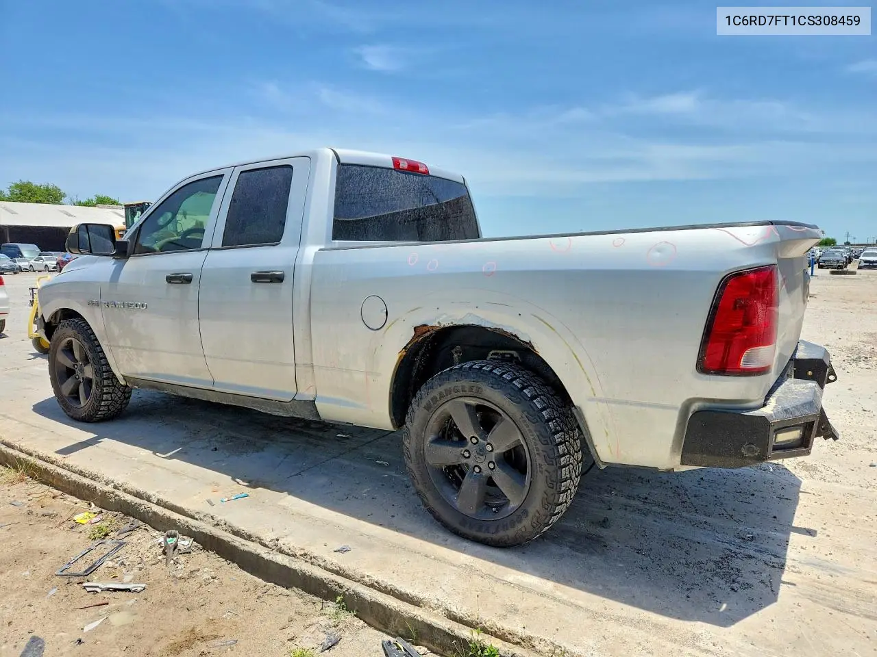 2012 Dodge Ram 1500 St VIN: 1C6RD7FT1CS308459 Lot: 61793476
