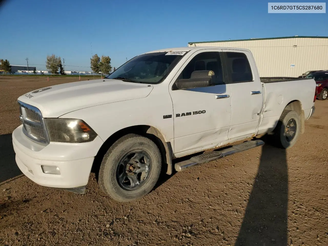 1C6RD7GT5CS287680 2012 Dodge Ram 1500 Slt