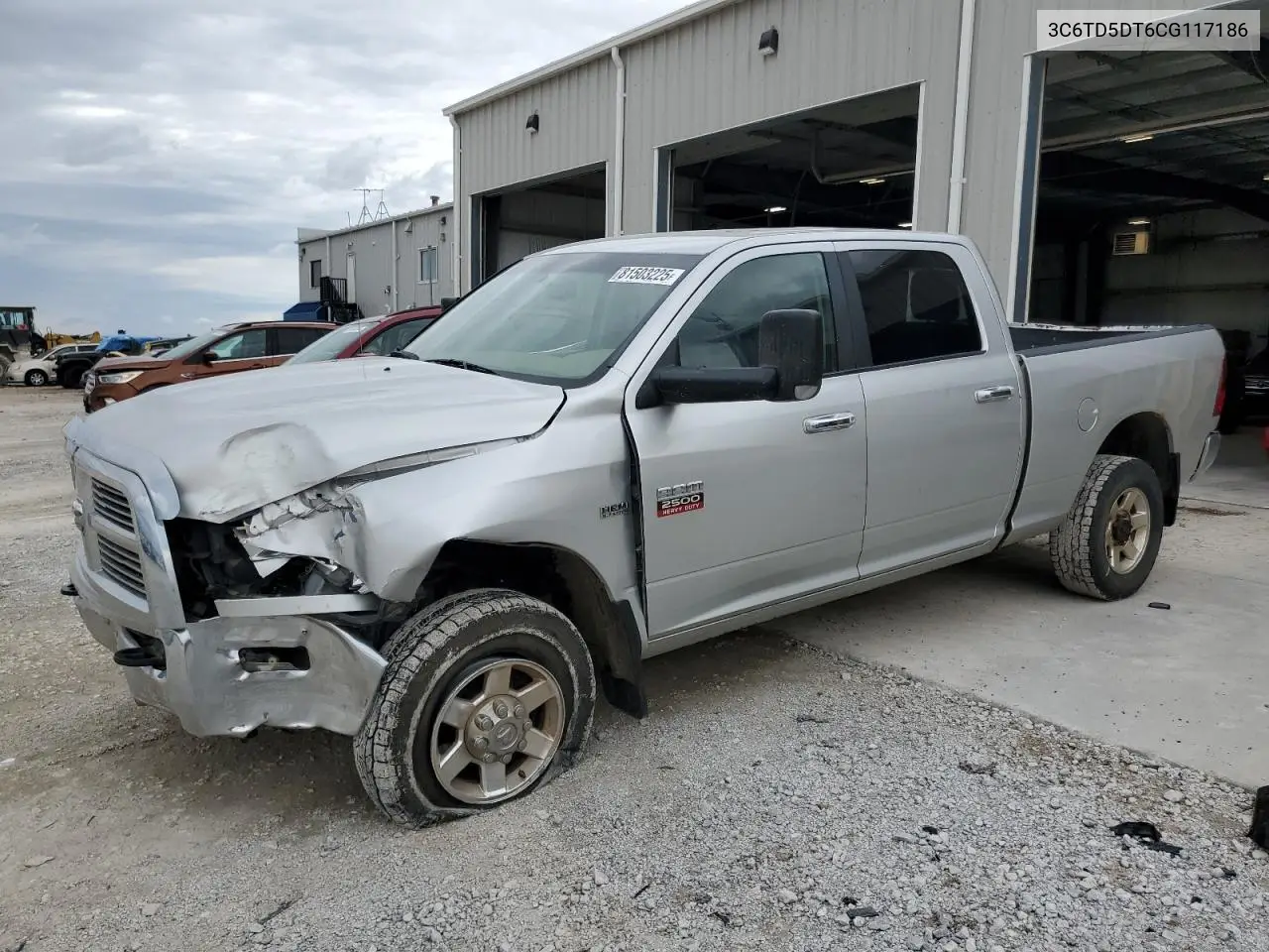 3C6TD5DT6CG117186 2012 Dodge Ram 2500 Slt