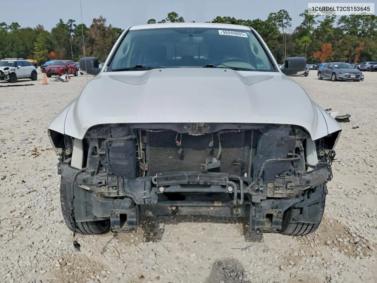 1C6RD6LT2CS153645 2012 Dodge Ram 1500 Slt