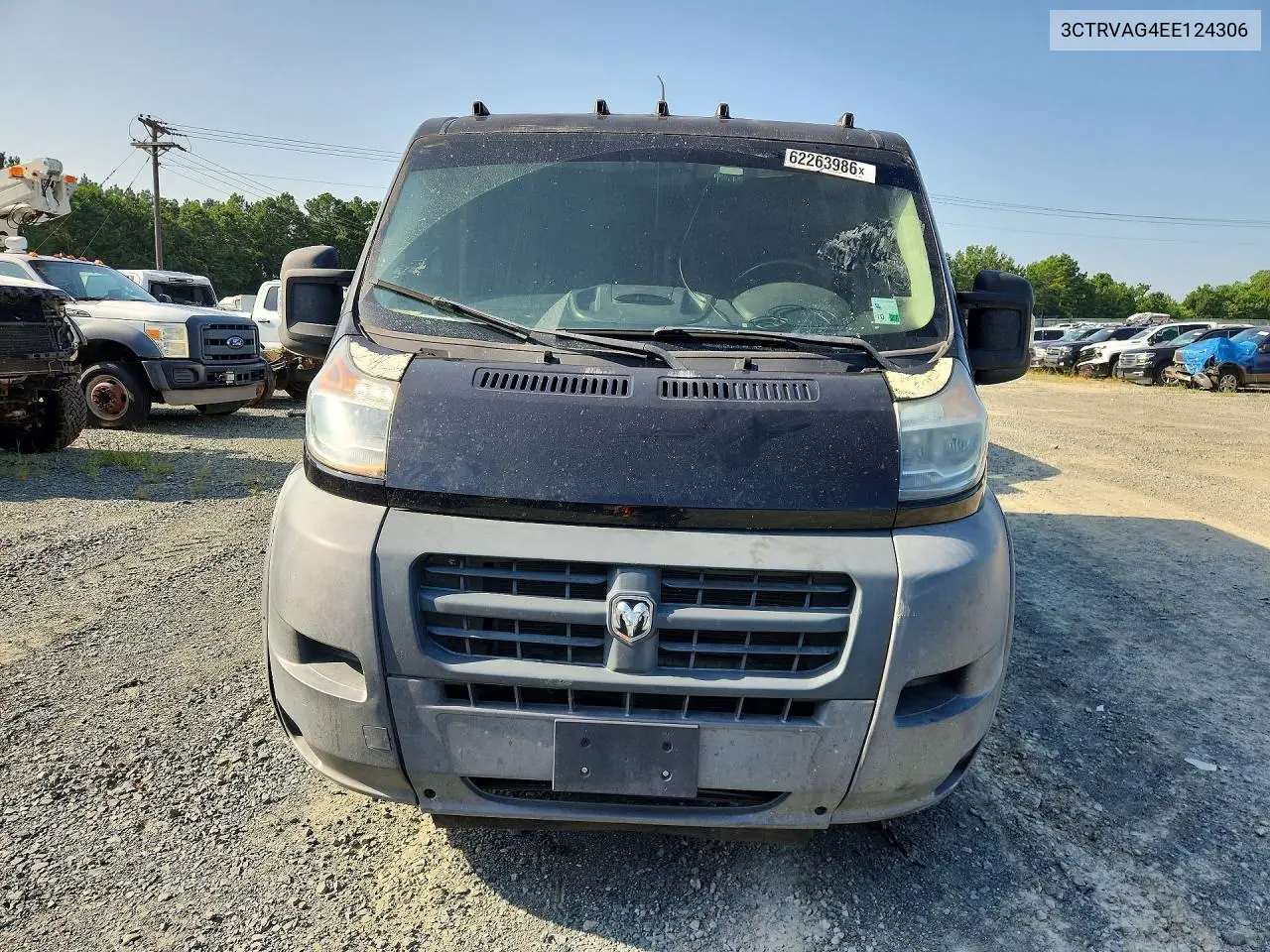2014 Dodge 1500 VIN: 3CTRVAG4EE124306 Lot: 62263986