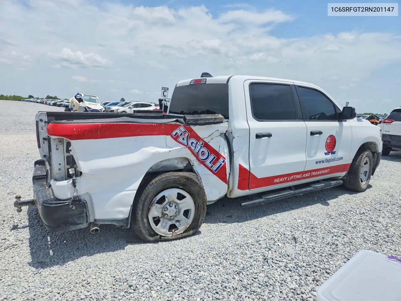 2024 Dodge 1500 Ram V VIN: 1C6SRFGT2RN201147 Lot: 61696916
