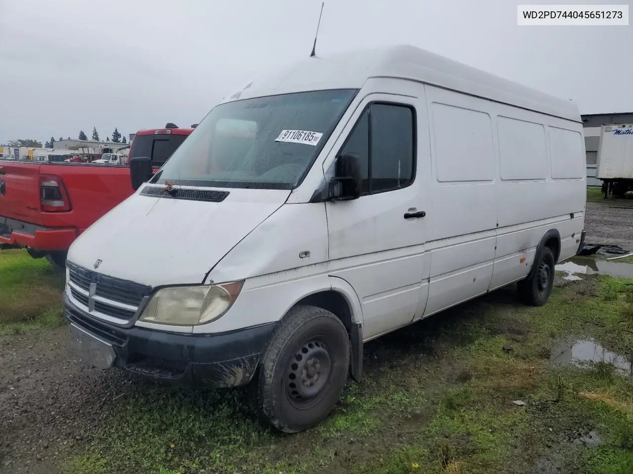 2004 Sprinter 2500 Sprinter VIN: WD2PD744045651273 Lot: 91106185