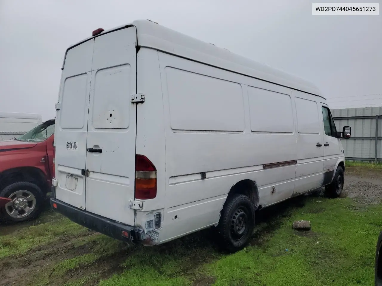 2004 Sprinter 2500 Sprinter VIN: WD2PD744045651273 Lot: 91106185