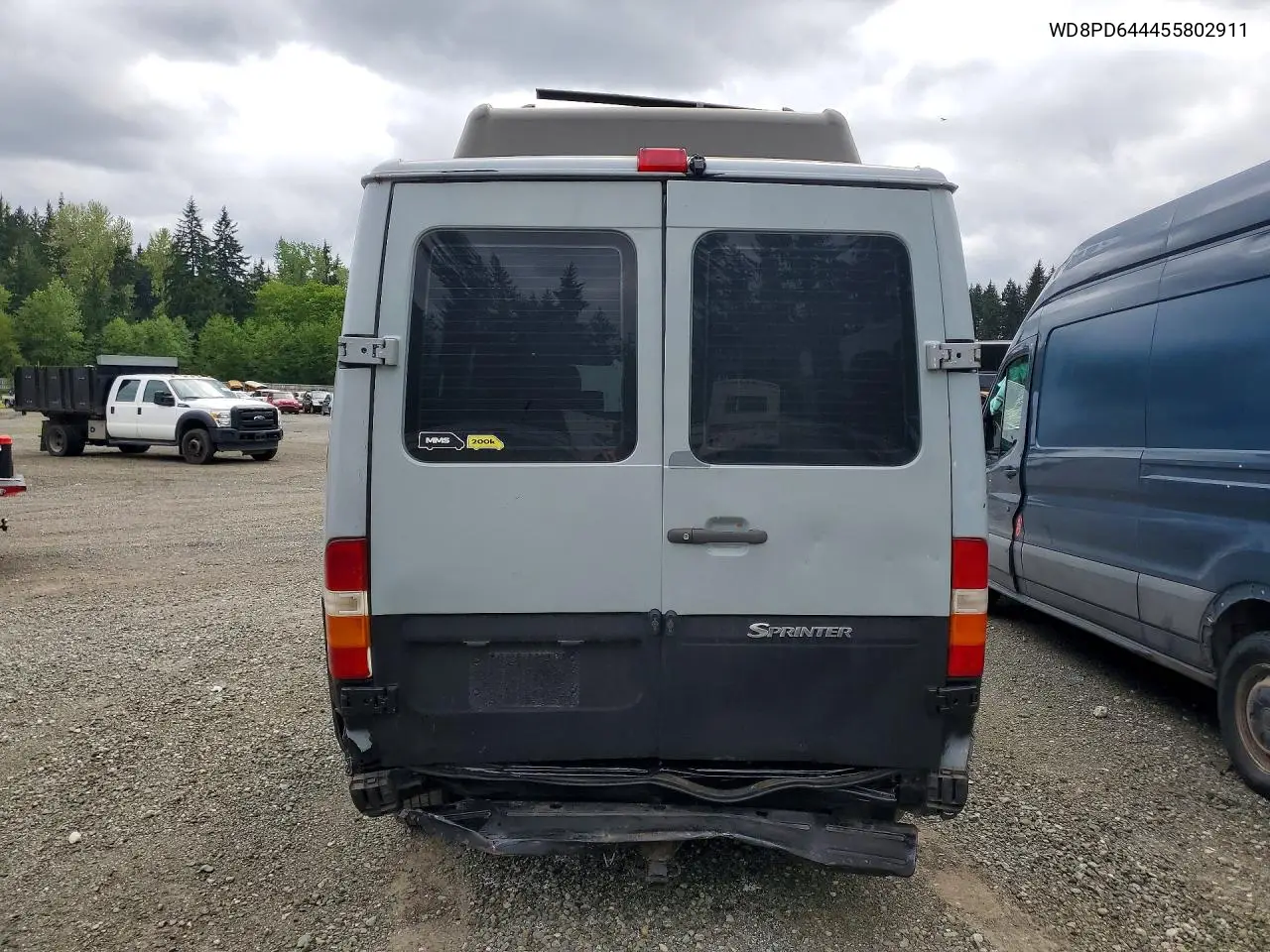 2005 Dodge Sprinter 2500 VIN: WD8PD644455802911 Lot: 51011086