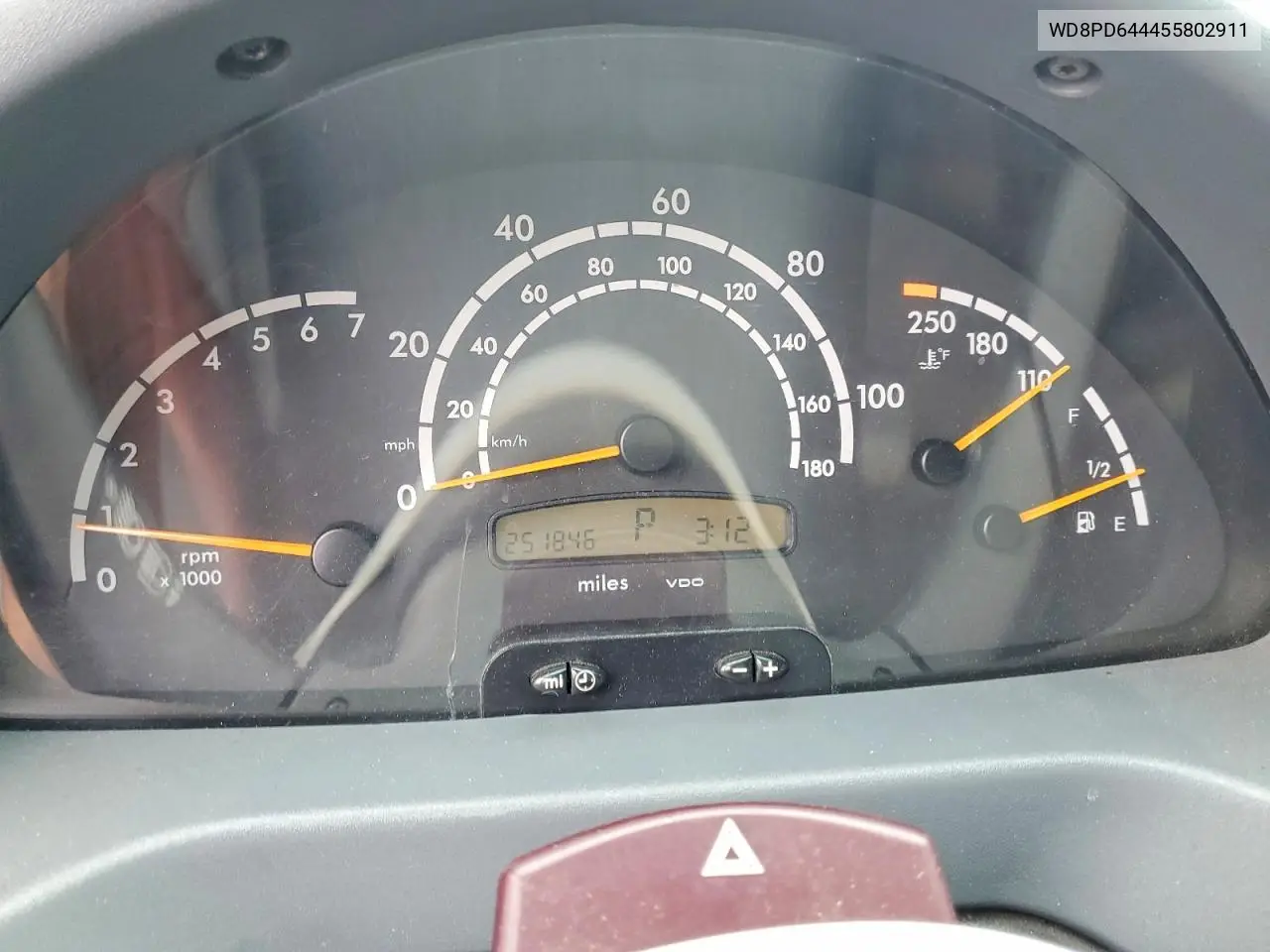 2005 Dodge Sprinter 2500 VIN: WD8PD644455802911 Lot: 51011086
