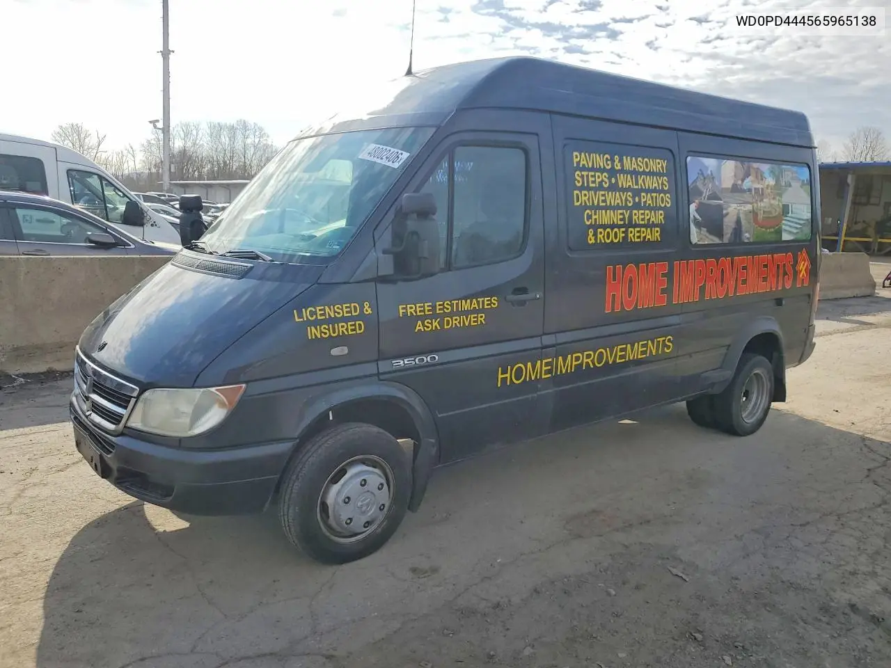 2006 Dodge Sprinter 3500 VIN: WD0PD444565965138 Lot: 48002406