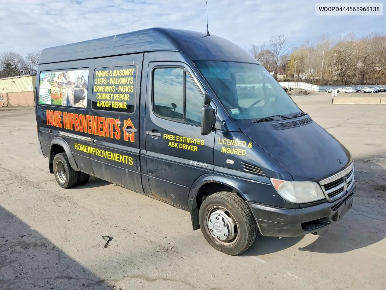 2006 Dodge Sprinter 3500 VIN: WD0PD444565965138 Lot: 48002406