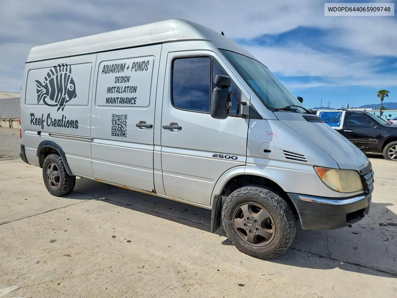 2006 Dodge Sprinter 2500 Utility / Service Van VIN: WD0PD644065909748 Lot: 48930446