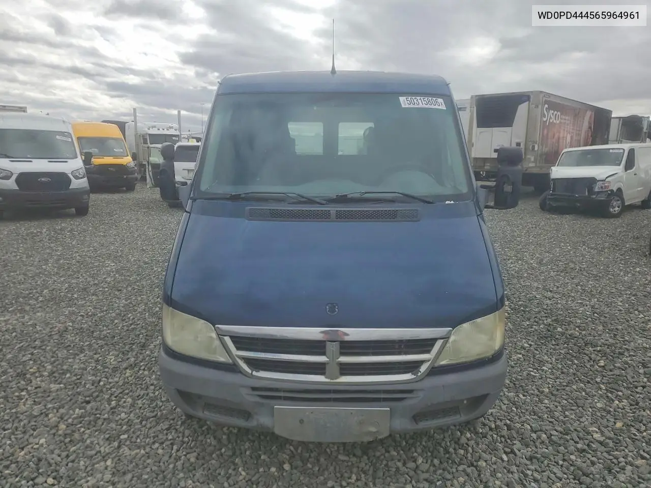 2006 Dodge Sprinter 3500 VIN: WD0PD444565964961 Lot: 50315806