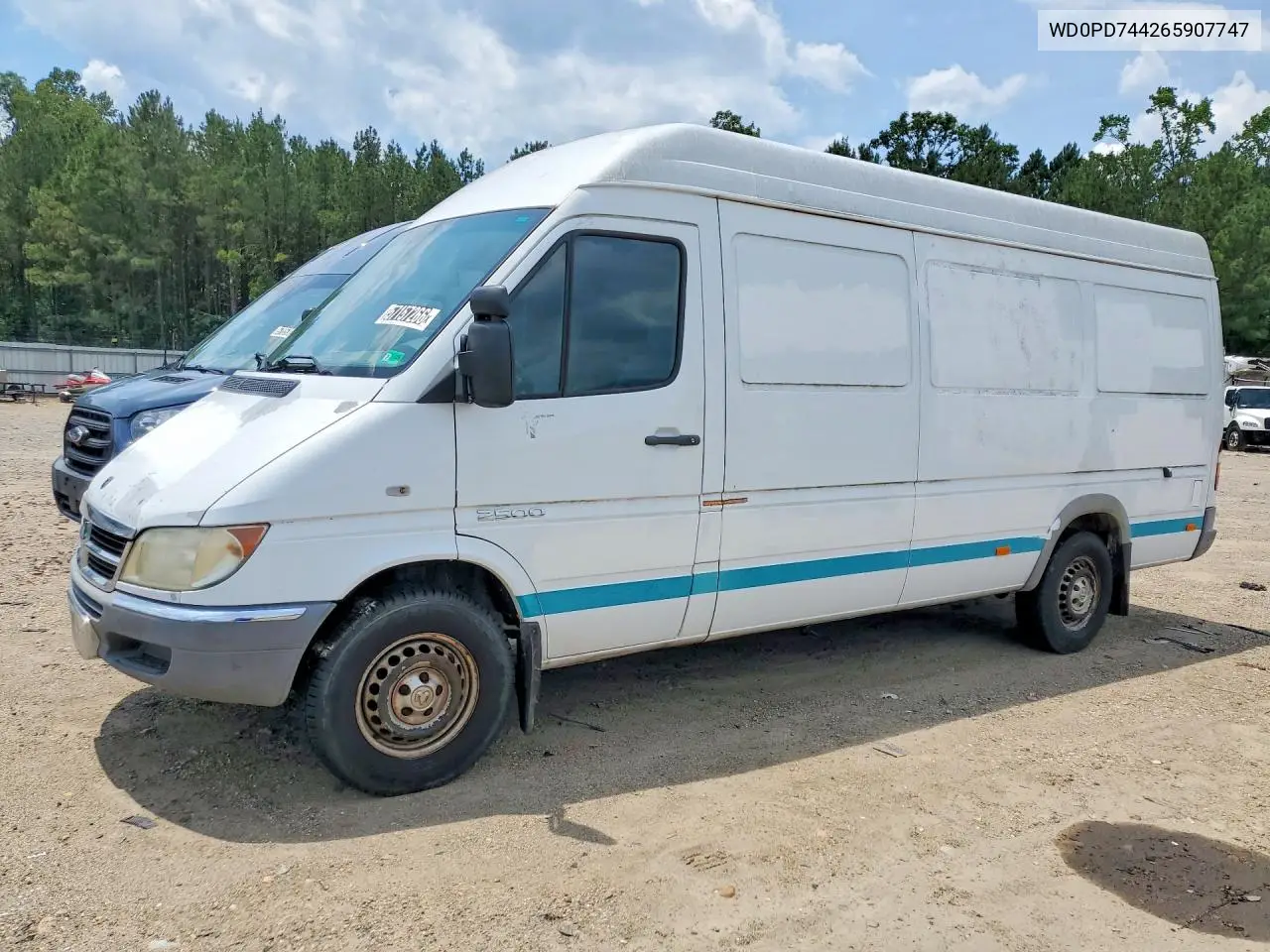 2006 Dodge Sprinter 2500 Delivery Van VIN: WD0PD744265907747 Lot: 57157266