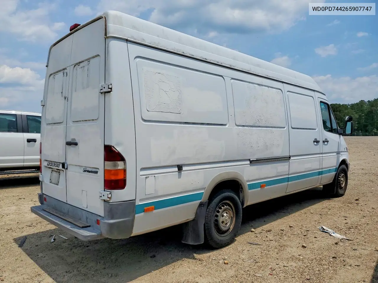 2006 Dodge Sprinter 2500 Delivery Van VIN: WD0PD744265907747 Lot: 57157266
