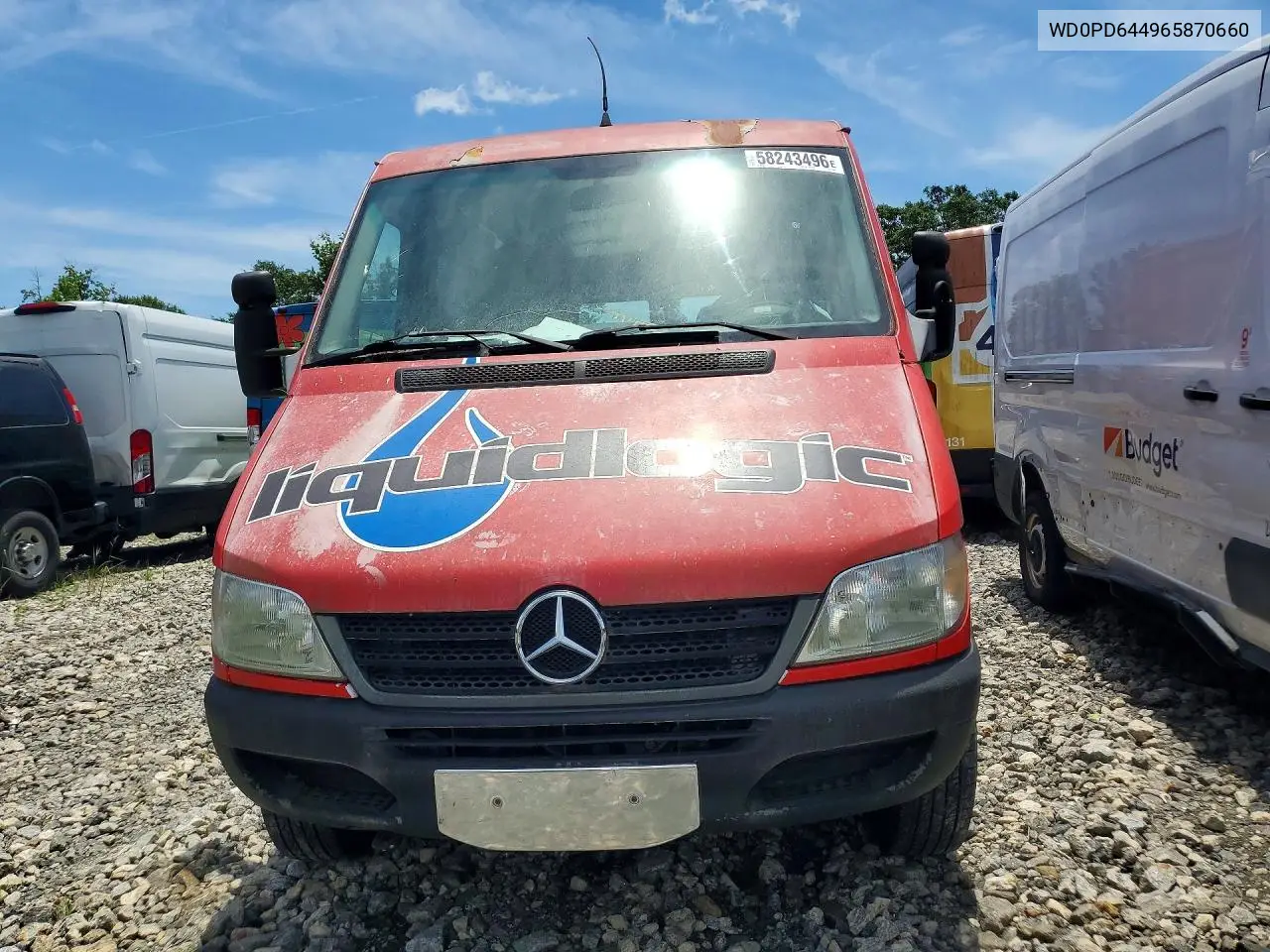 2006 Dodge Sprinter 2500 VIN: WD0PD644965870660 Lot: 58243496
