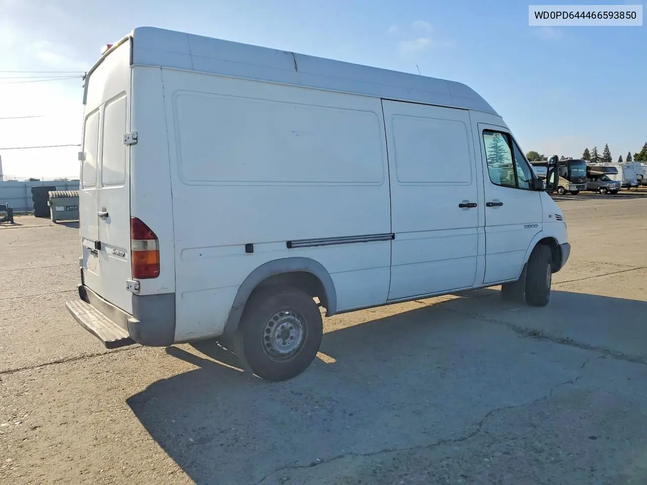 2006 Dodge Sprinter VIN: WD0PD644465938508 Lot: 60475036