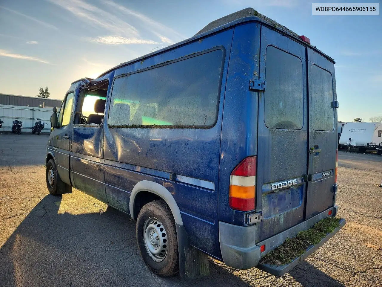 2006 Dodge Sprinter 2500 VIN: WD8PD644665906155 Lot: 72547775