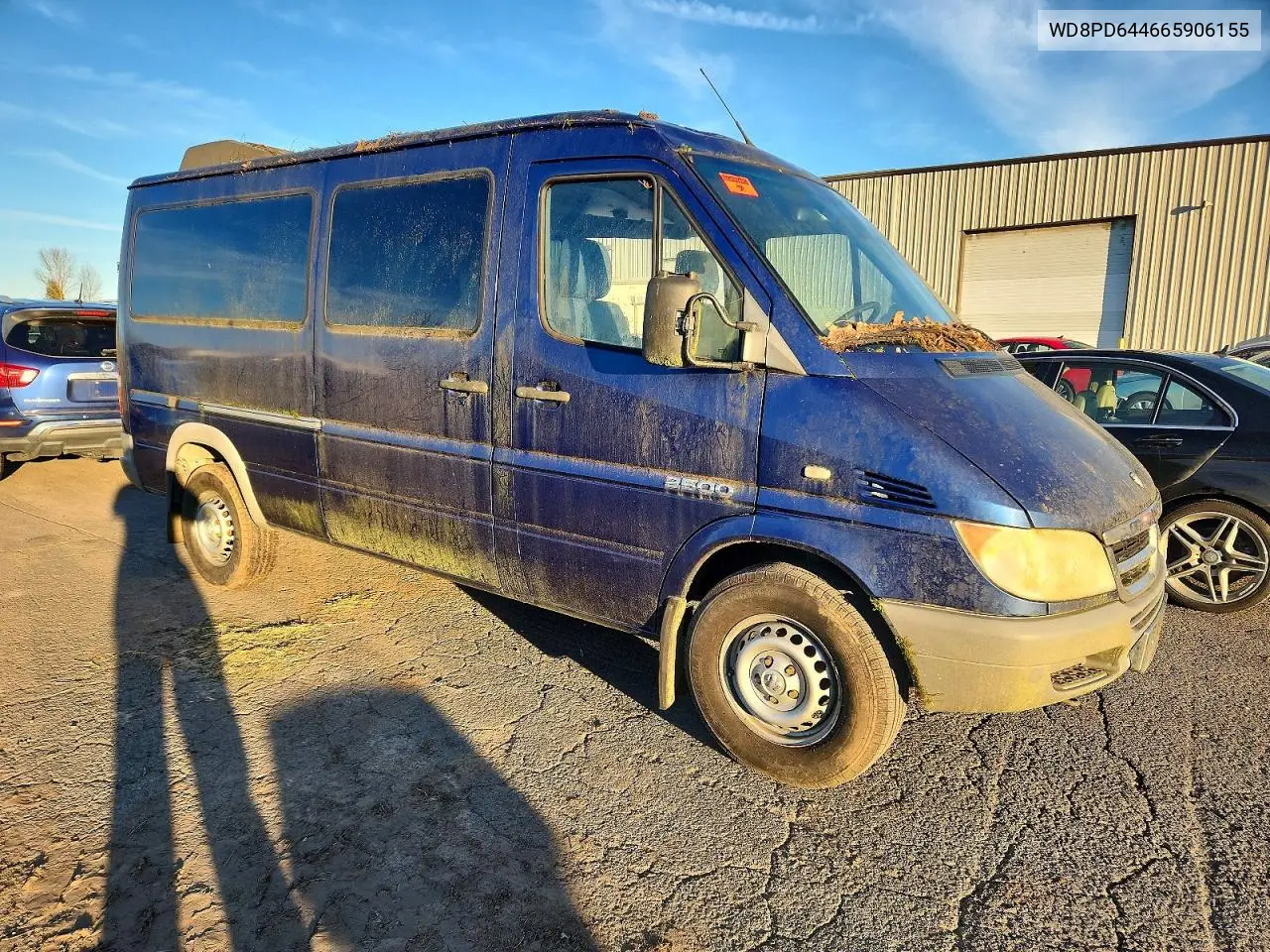 2006 Dodge Sprinter 2500 VIN: WD8PD644665906155 Lot: 72547775