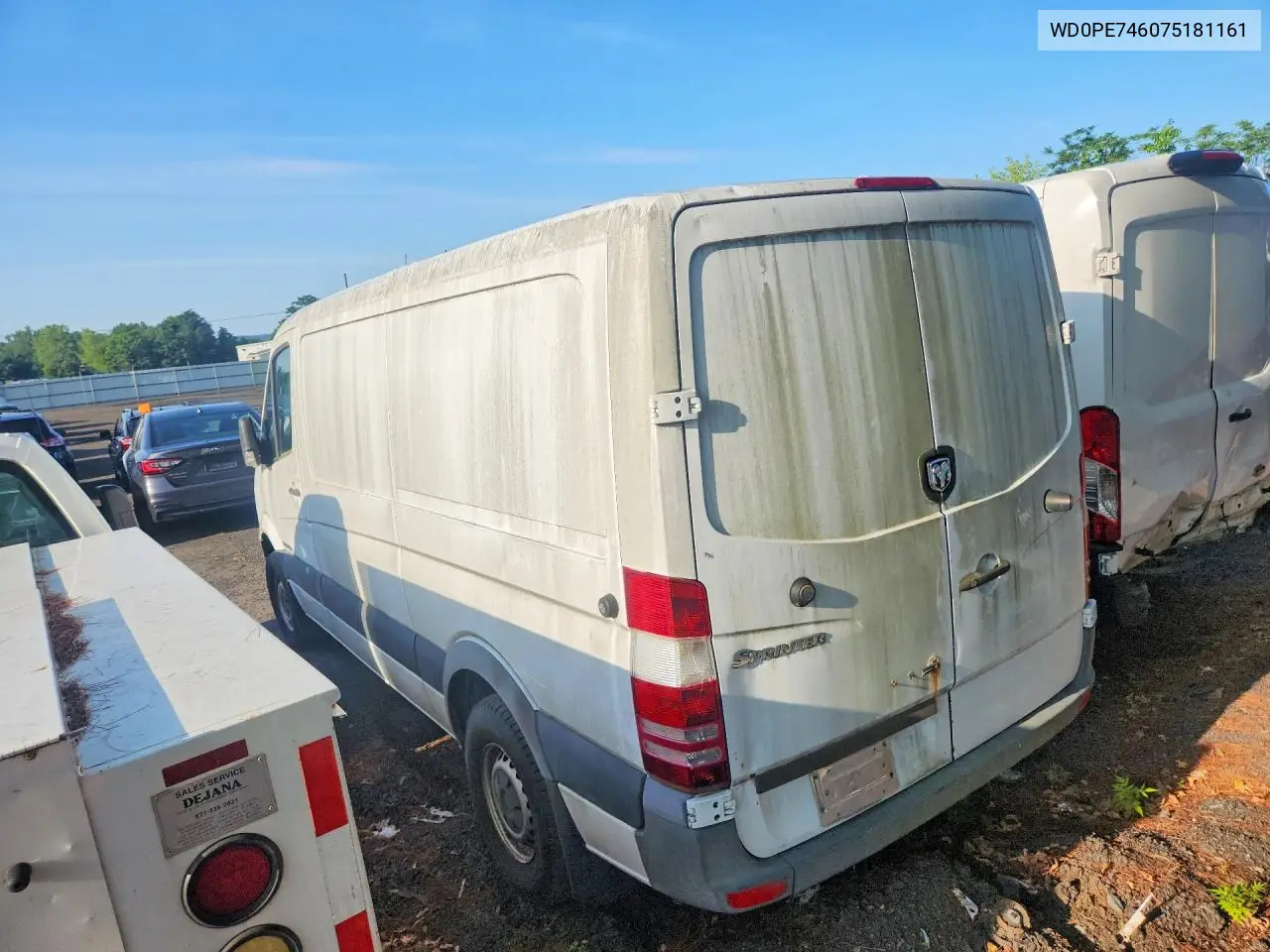 2007 Dodge Sprinter 2500 VIN: WD0PE746075181161 Lot: 61661816