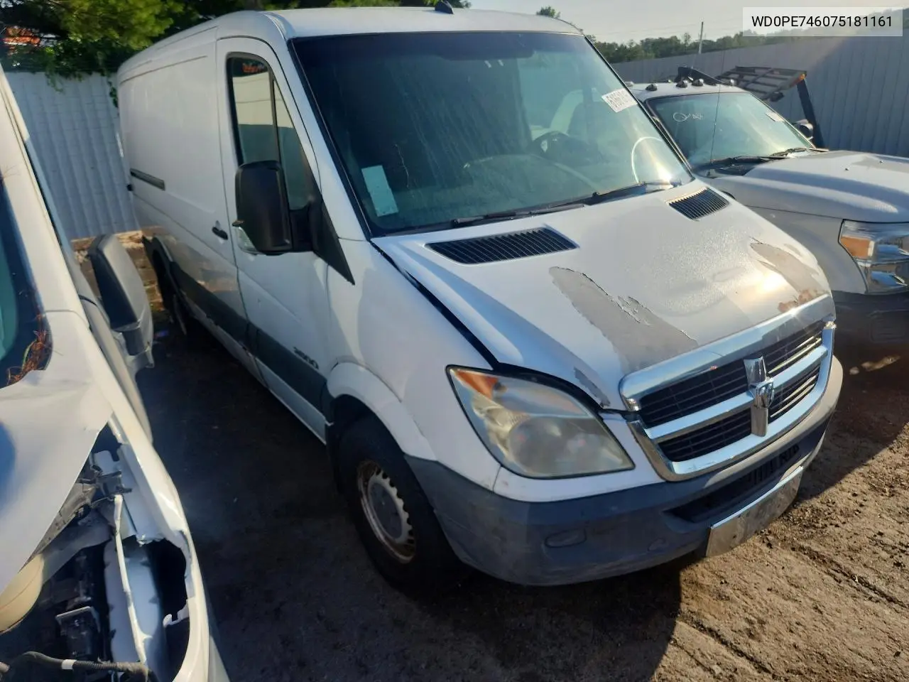 2007 Dodge Sprinter 2500 VIN: WD0PE746075181161 Lot: 61661816