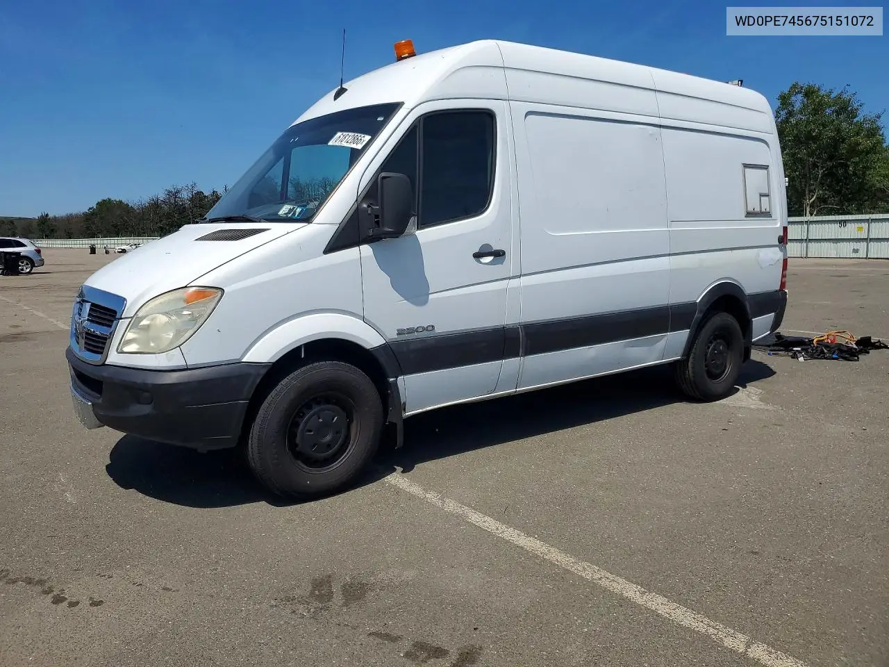 2007 Dodge Sprinter VIN: WD0PE745675151072 Lot: 61812866