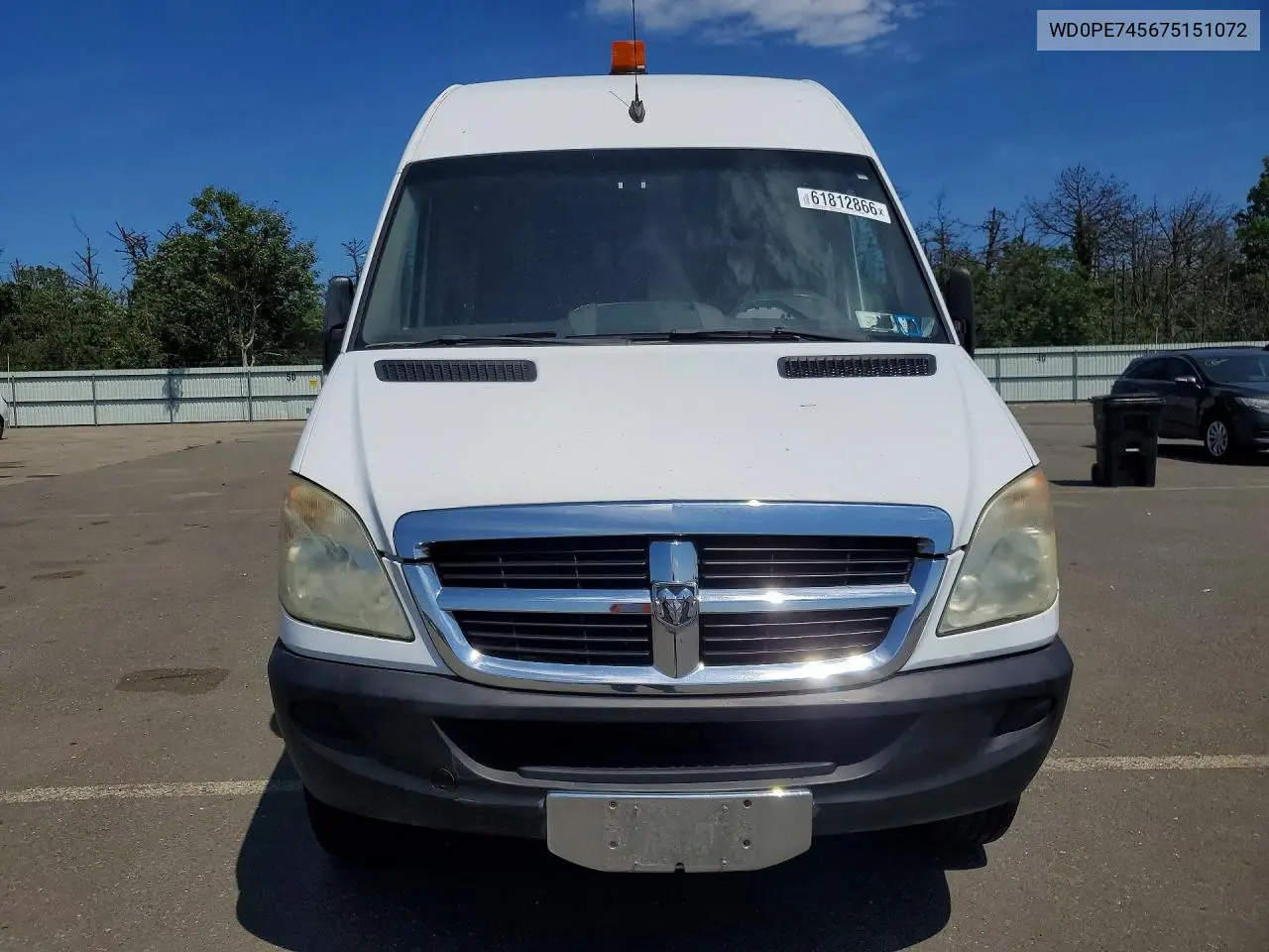 2007 Dodge Sprinter VIN: WD0PE745675151072 Lot: 61812866