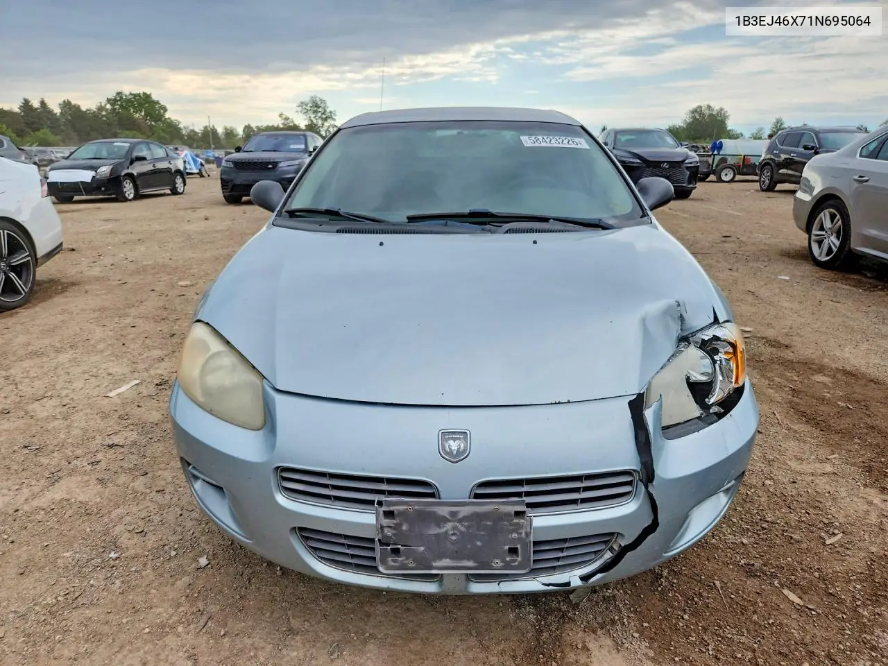 2001 Dodge Stratus Se VIN: 1B3EJ46X71N695064 Lot: 58423226