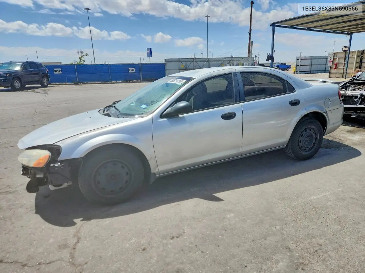 2003 Dodge Stratus Se VIN: 1B3EL36X83N590556 Lot: 50629316