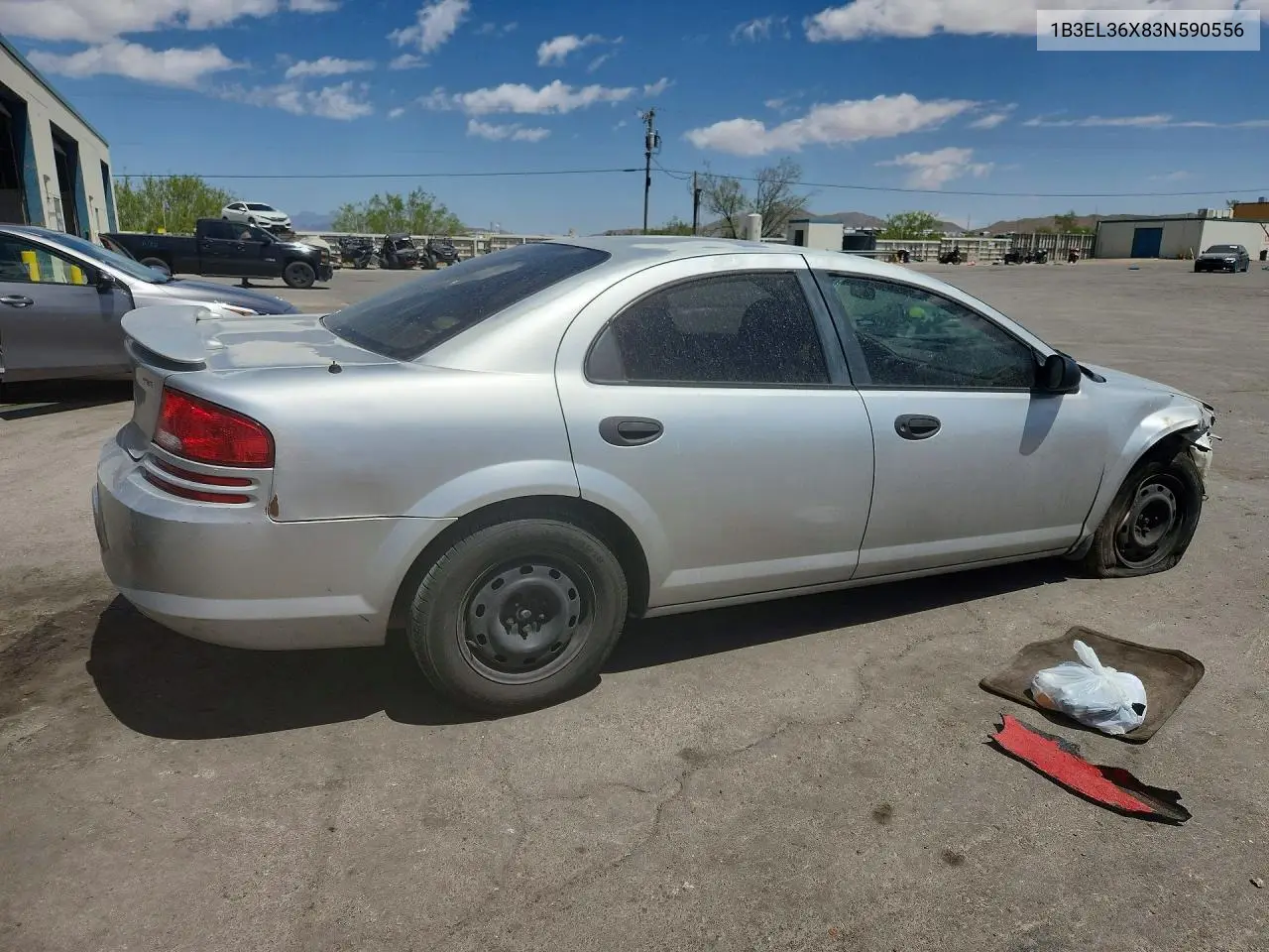 2003 Dodge Stratus Se VIN: 1B3EL36X83N590556 Lot: 50629316