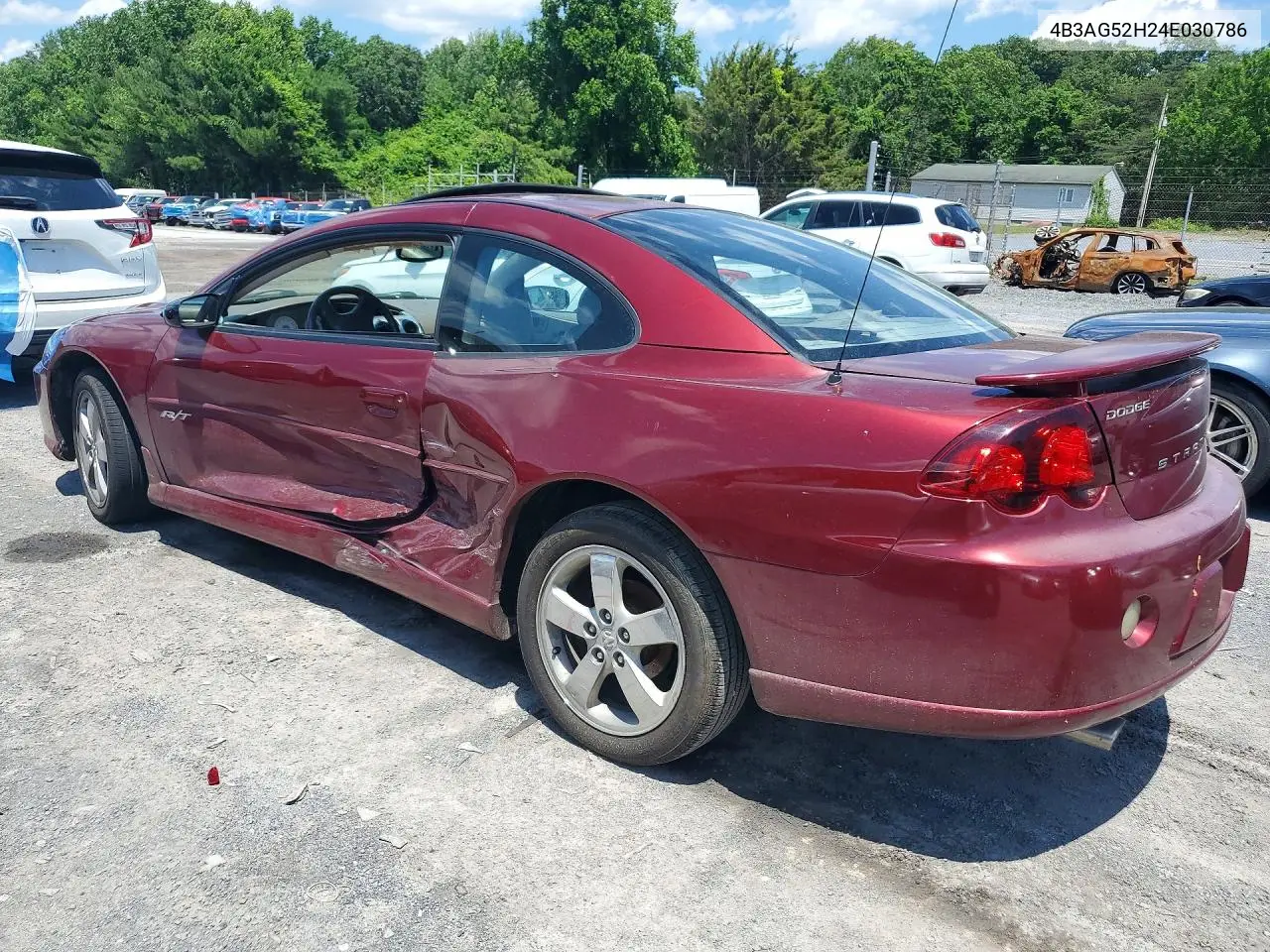 2004 Dodge Stratus R VIN: 4B3AG52H24E030786 Lot: 56976796