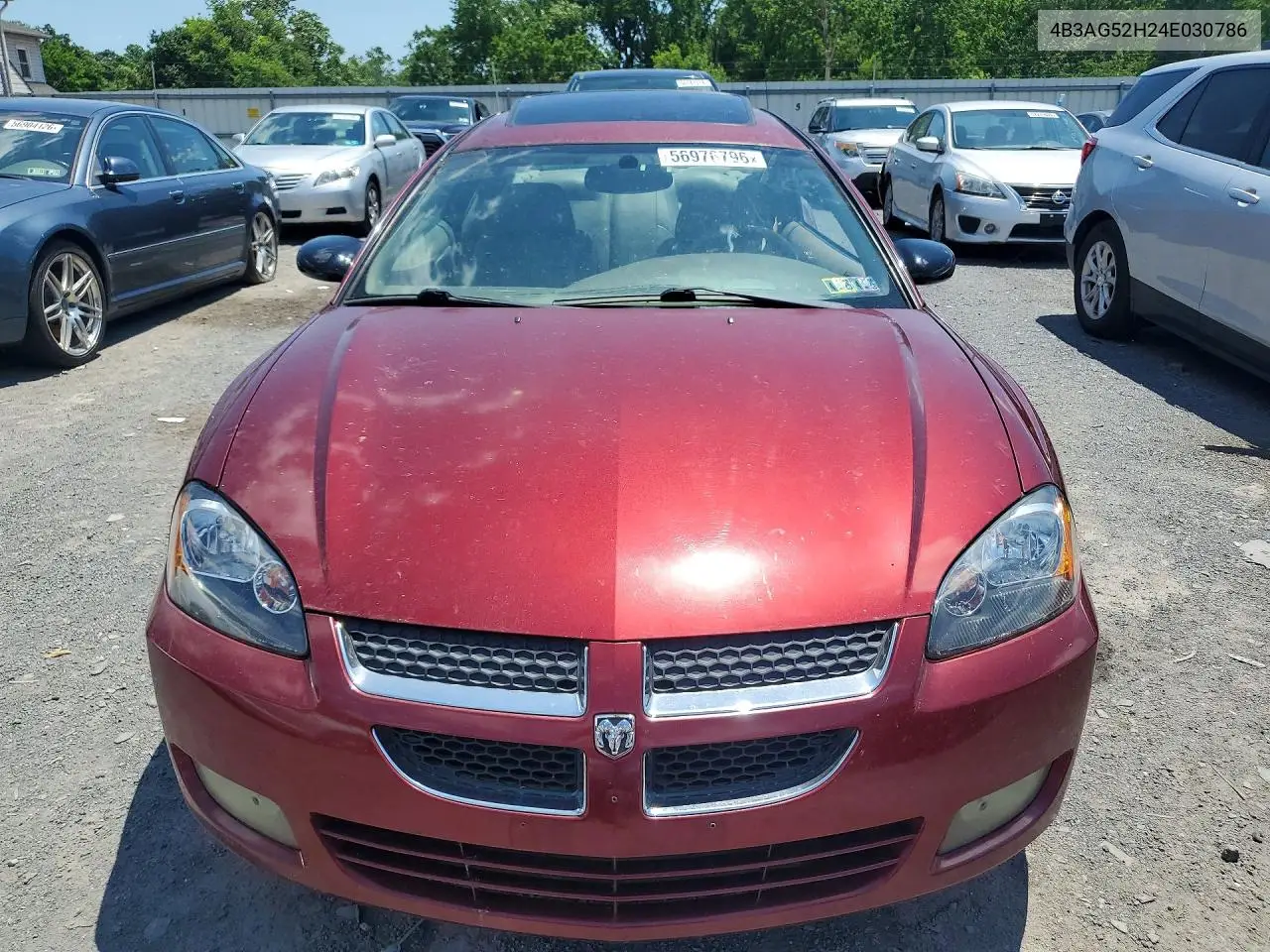 2004 Dodge Stratus R VIN: 4B3AG52H24E030786 Lot: 56976796