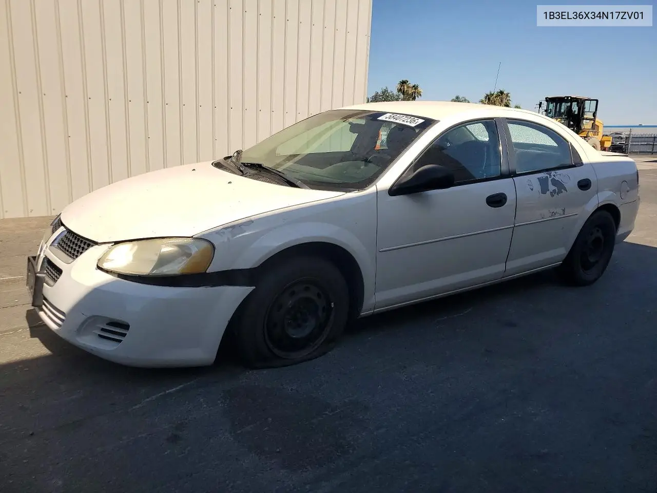 2004 Dodge Stratus Se VIN: 1B3EL36X34N17ZV01 Lot: 58407236
