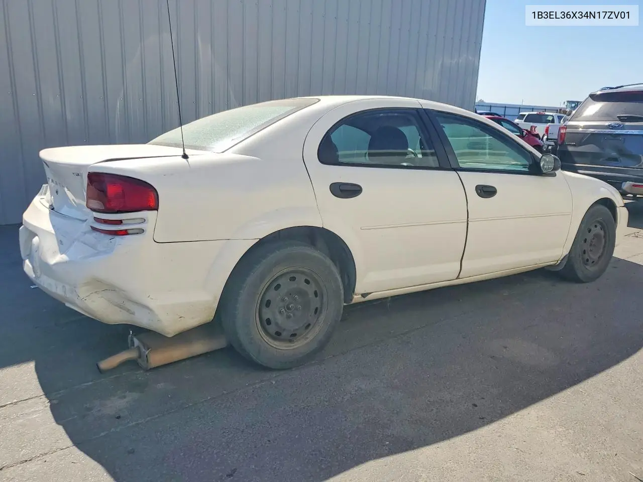 2004 Dodge Stratus Se VIN: 1B3EL36X34N17ZV01 Lot: 58407236
