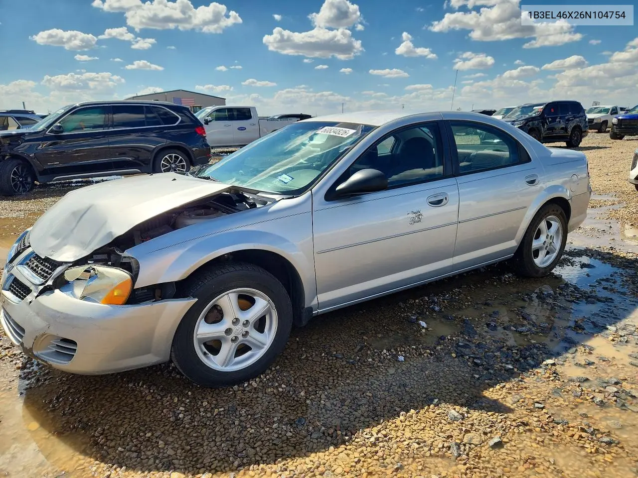 2006 Dodge Stratus Sxt VIN: 1B3EL46X26N104754 Lot: 60834826