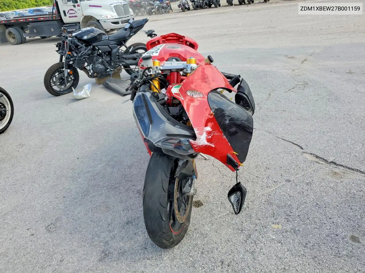 2007 Ducati 1098 Base VIN: ZDM1XBEW27B001159 Lot: 58764716