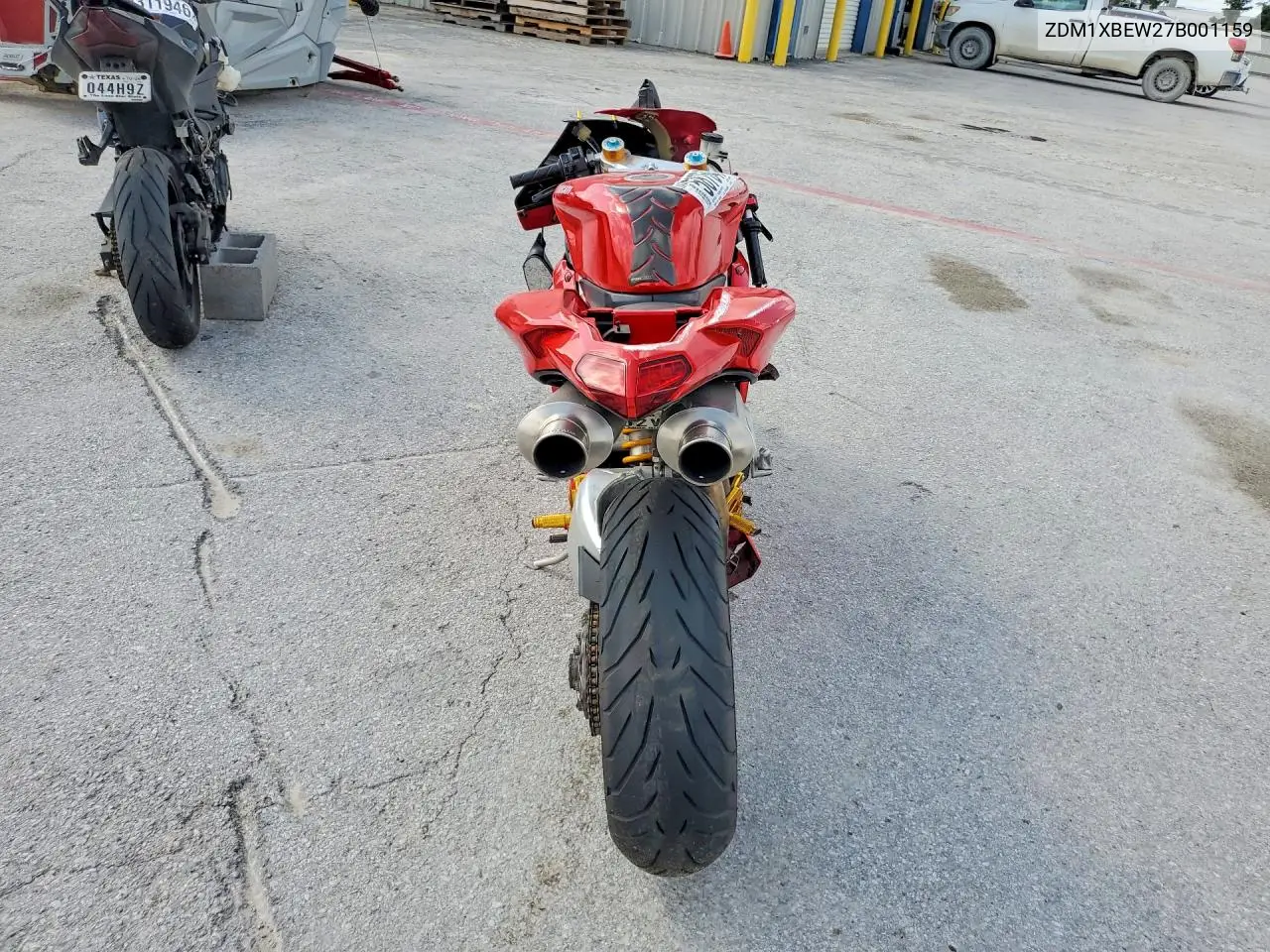 2007 Ducati 1098 Base VIN: ZDM1XBEW27B001159 Lot: 58764716